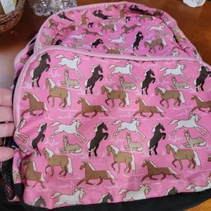 Wildkin back pack . Pink with ponys